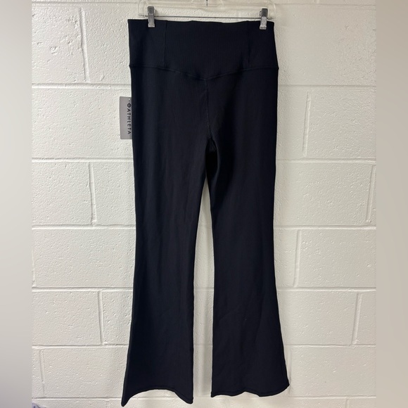 Athleta Elation High Rise Rib Flare Legging Yoga Pants | Black | XL Tall | NWT - Picture 7 of 7
